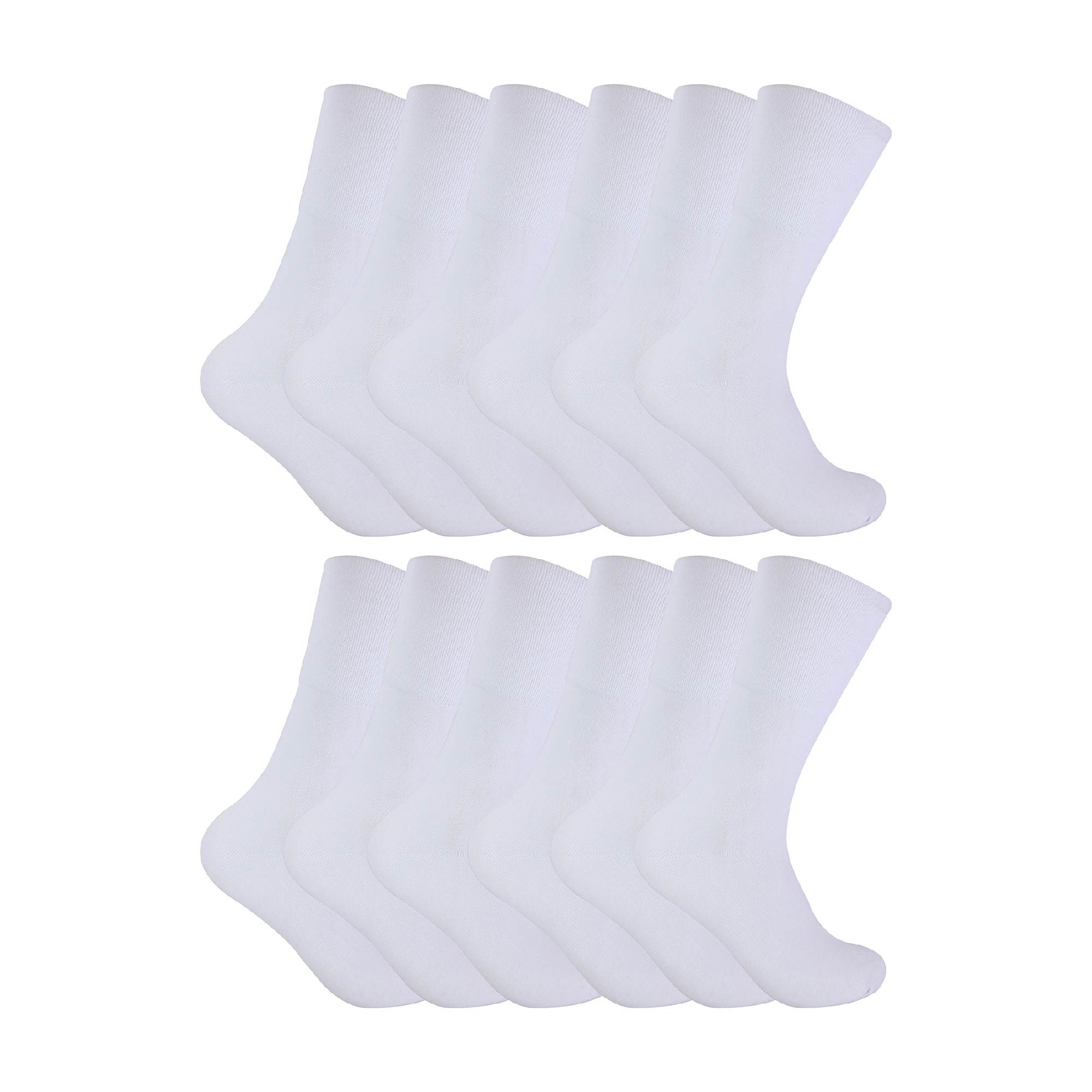 Mens Thin Non Elastic Thermal Diabetic Socks (Multipack Options)