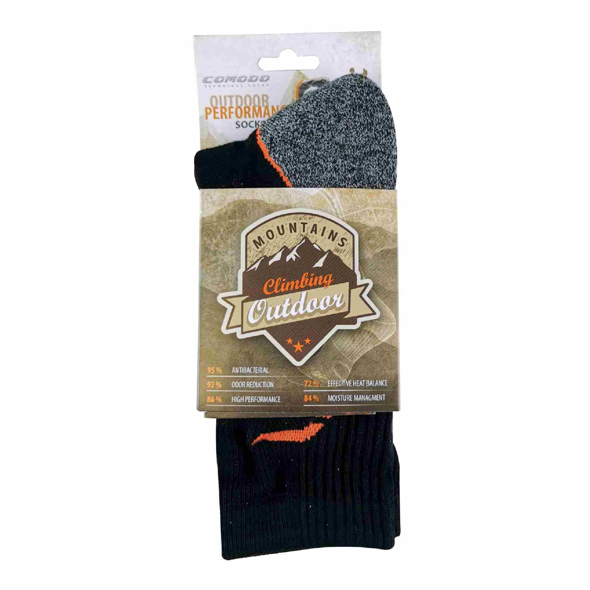 1 Pack Anti Blister Bamboo Hiking Socks for Summer