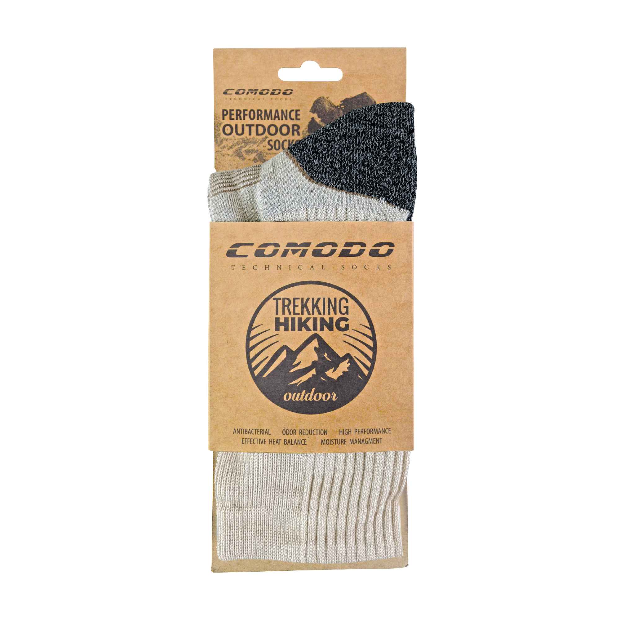 1 Pack Anti Blister Bamboo Hiking Socks for Summer