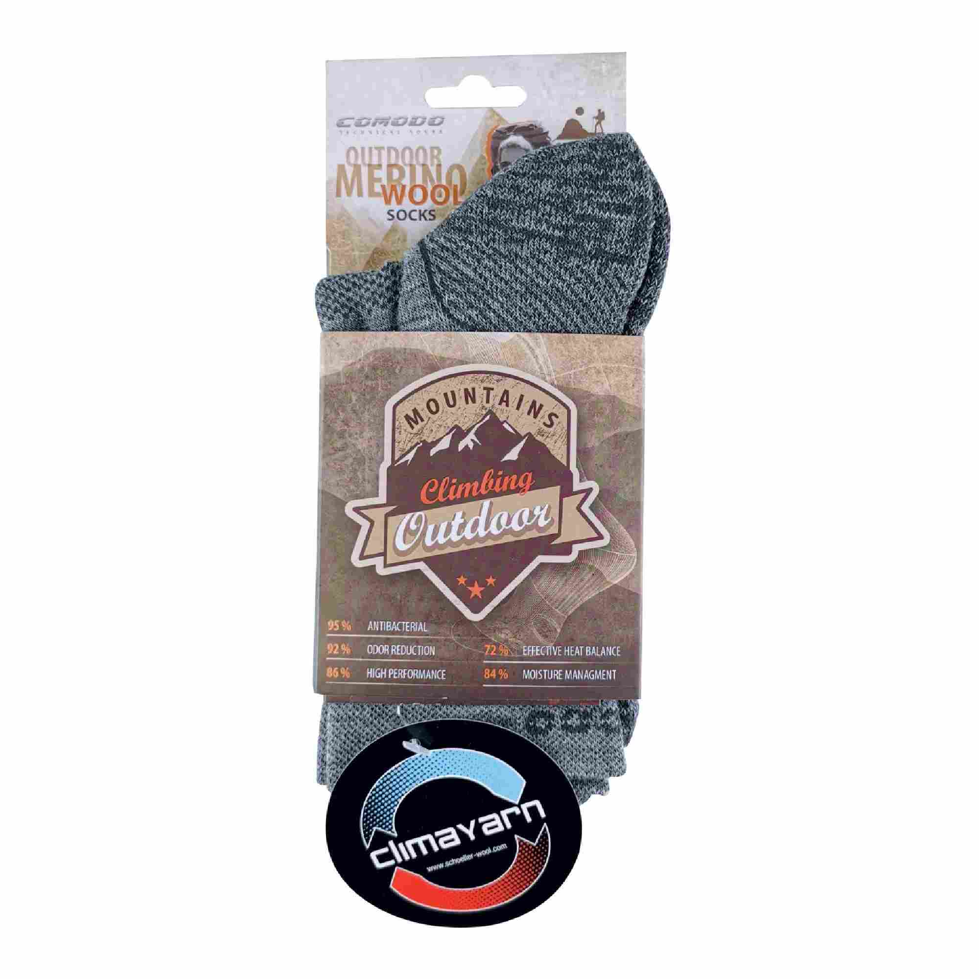 1 Pack Merino Wool Quick Drying Lightweight Hiking Socks