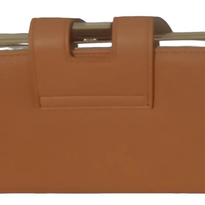 Bi - color Leather effect Wallet - 19G - 2851