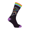 1 Pack Mens Novelty I Can't Even Think Straight Rainbow Socks