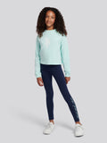 Girls Graphic Boxy Sweat & Legging Set Blue Light