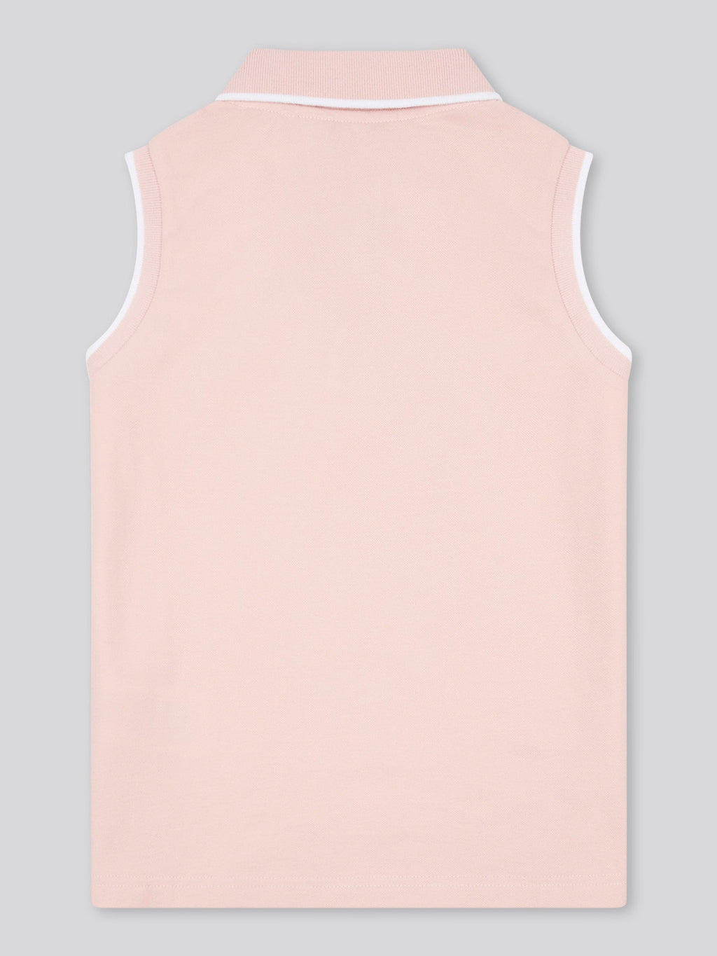 Girls Sleeveless Polo Shirt Crystal Rose