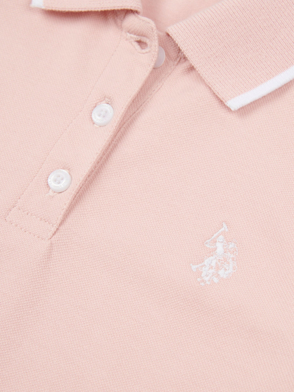Girls Sleeveless Polo Shirt Crystal Rose