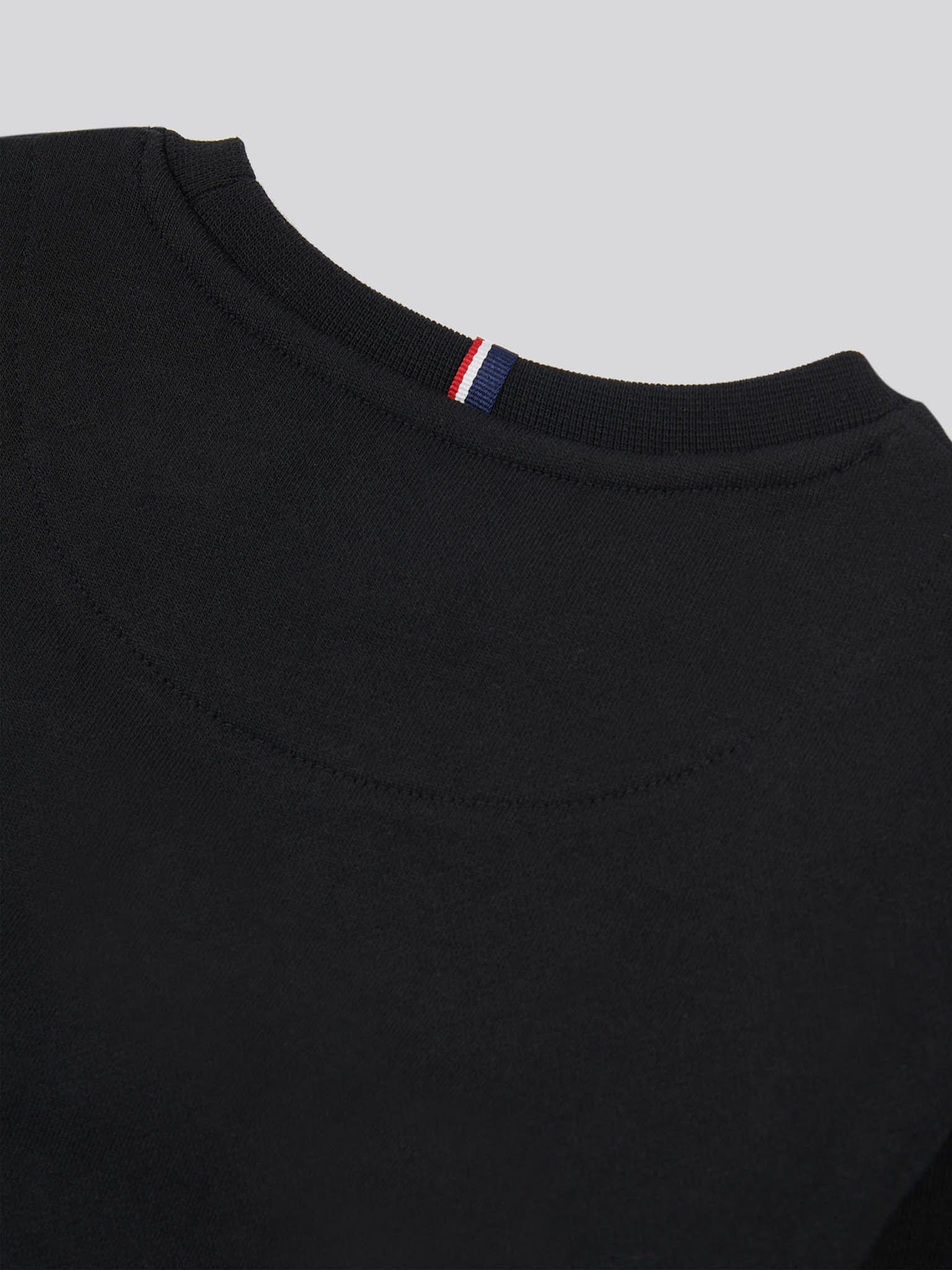 Boys Double Horsemen Crew in Black Bright White DHM