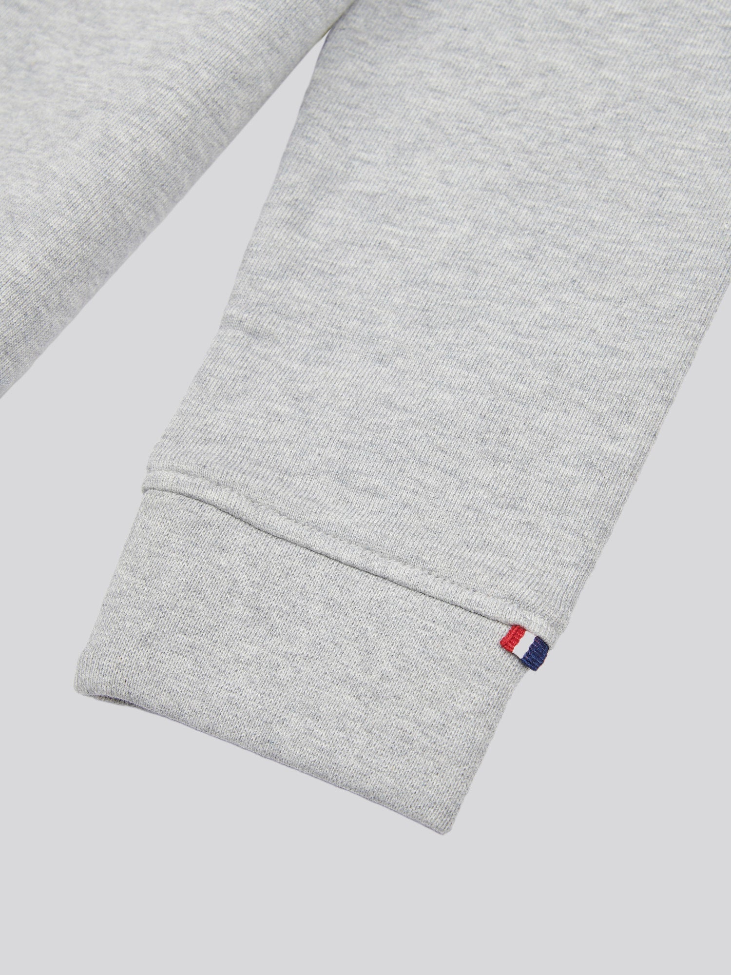 Boys Double Horsemen Crew in Mid Grey Marl