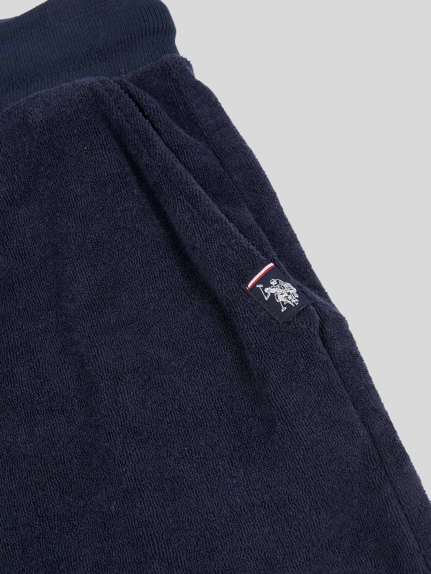 Boys Terry Short in Dark Sapphire Navy