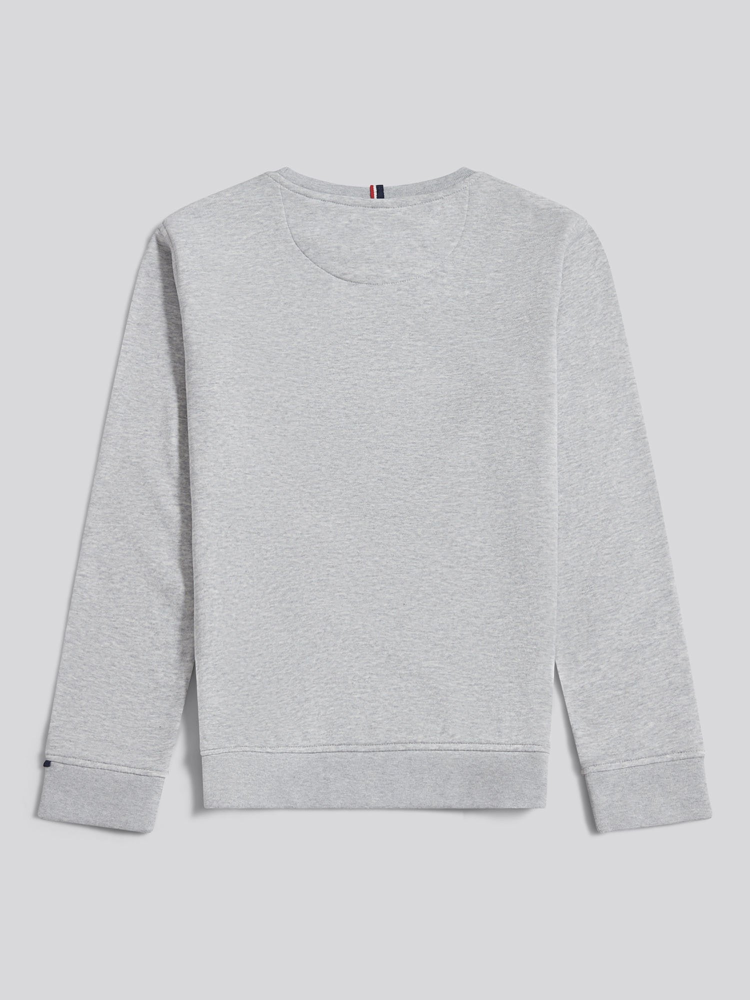 Boys Double Horsemen Crew in Mid Grey Marl