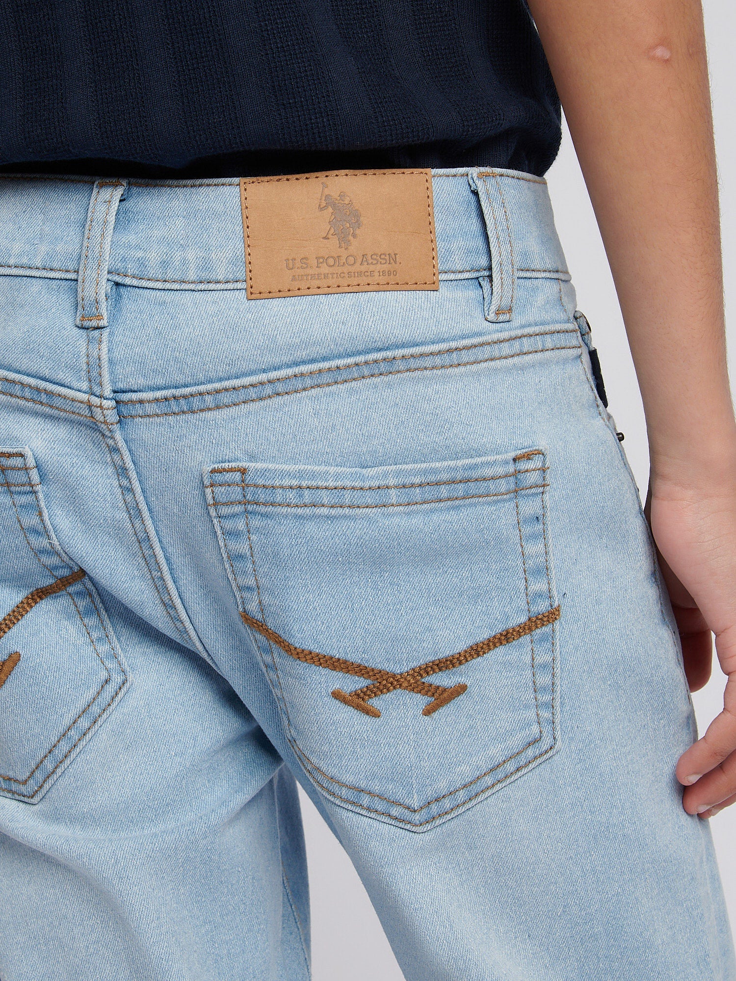 Boys Classic Fit Jean in Mid Wash