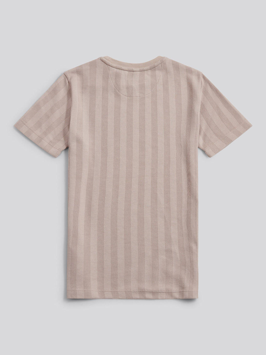 Boys Smart Vertical Texture T-Shirt in Atmosphere