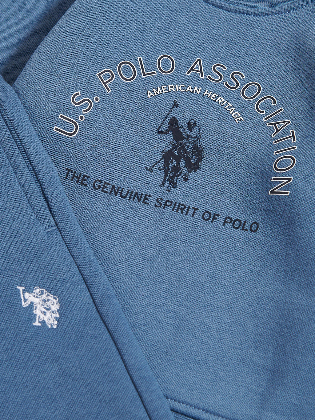 Boys Graphic Crew & Jogger Set in Blue Horizon