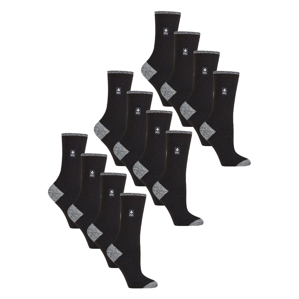 Ladies Ultra Lite Extra Thin 1.0 TOG Casual Thermal Socks (Multipack Options)