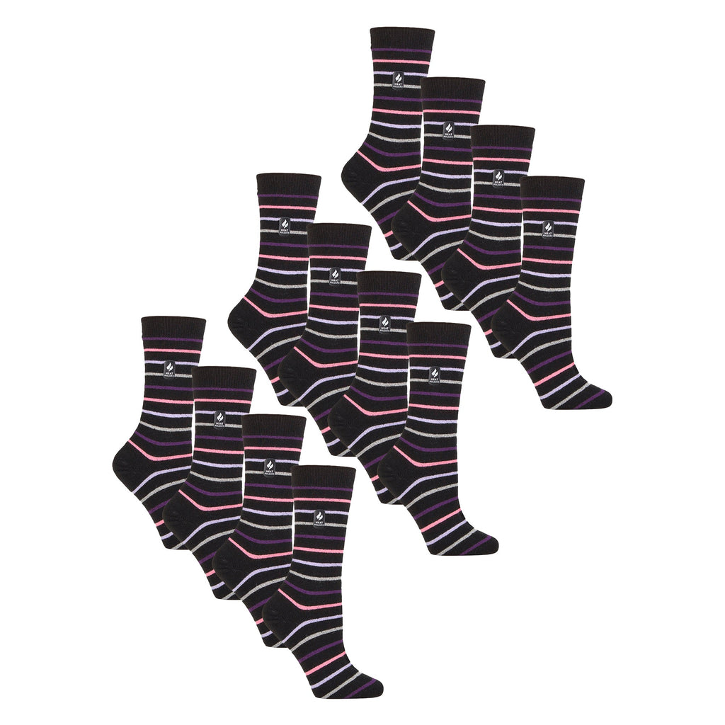 Ladies Ultra Lite Extra Thin 1.0 TOG Casual Thermal Socks (Multipack Options)
