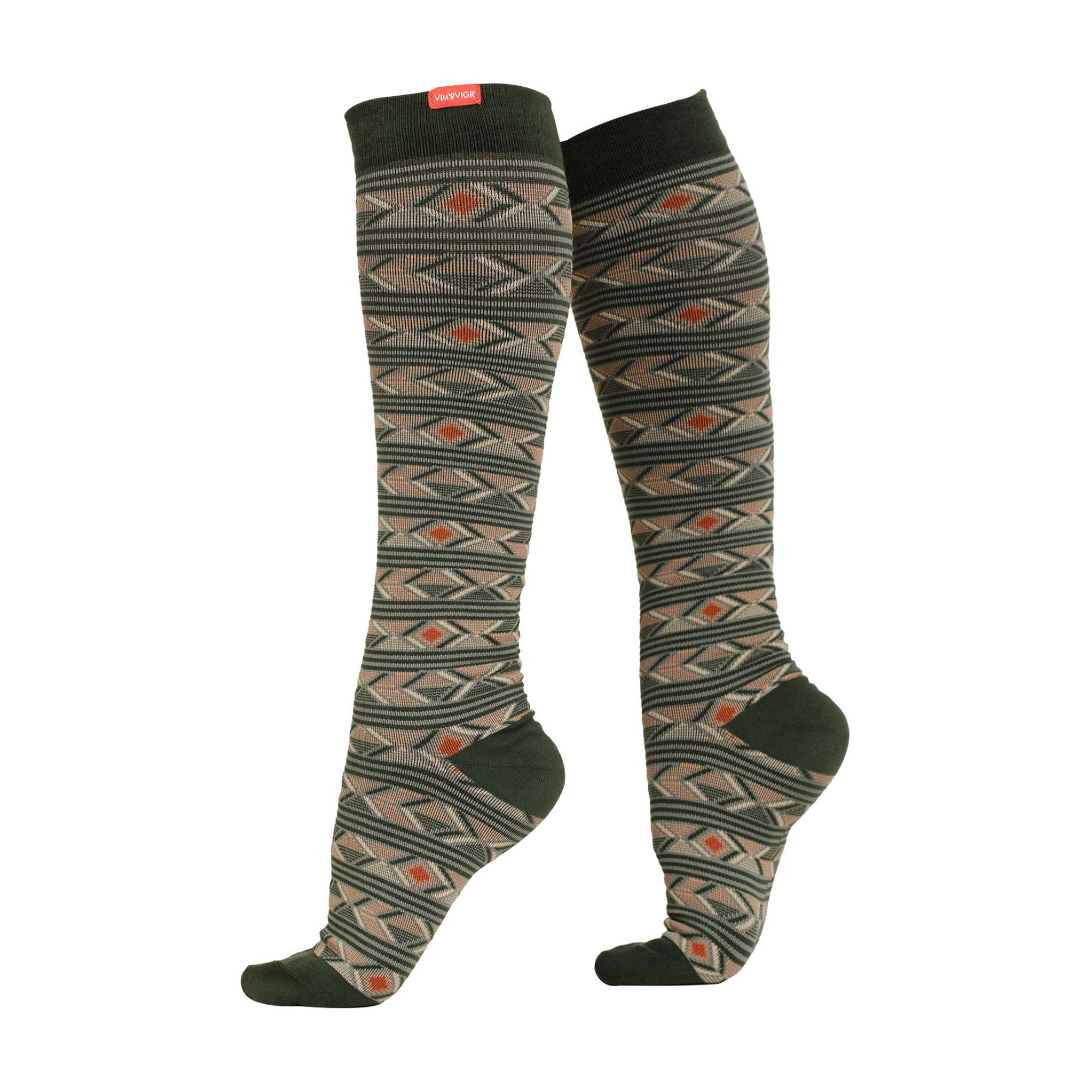 1 Pack Cotton Graduated Compression Socks | 15-20 mmHg