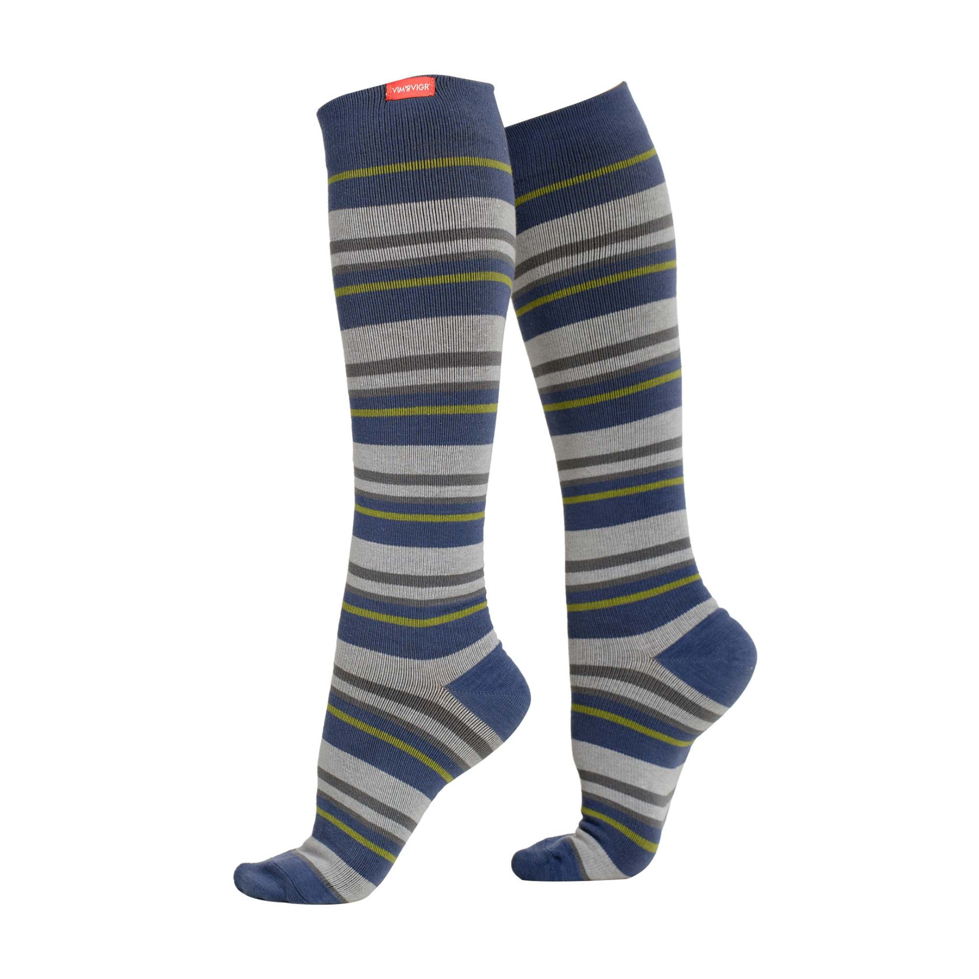 1 Pack Cotton Graduated Compression Socks | 15-20 mmHg