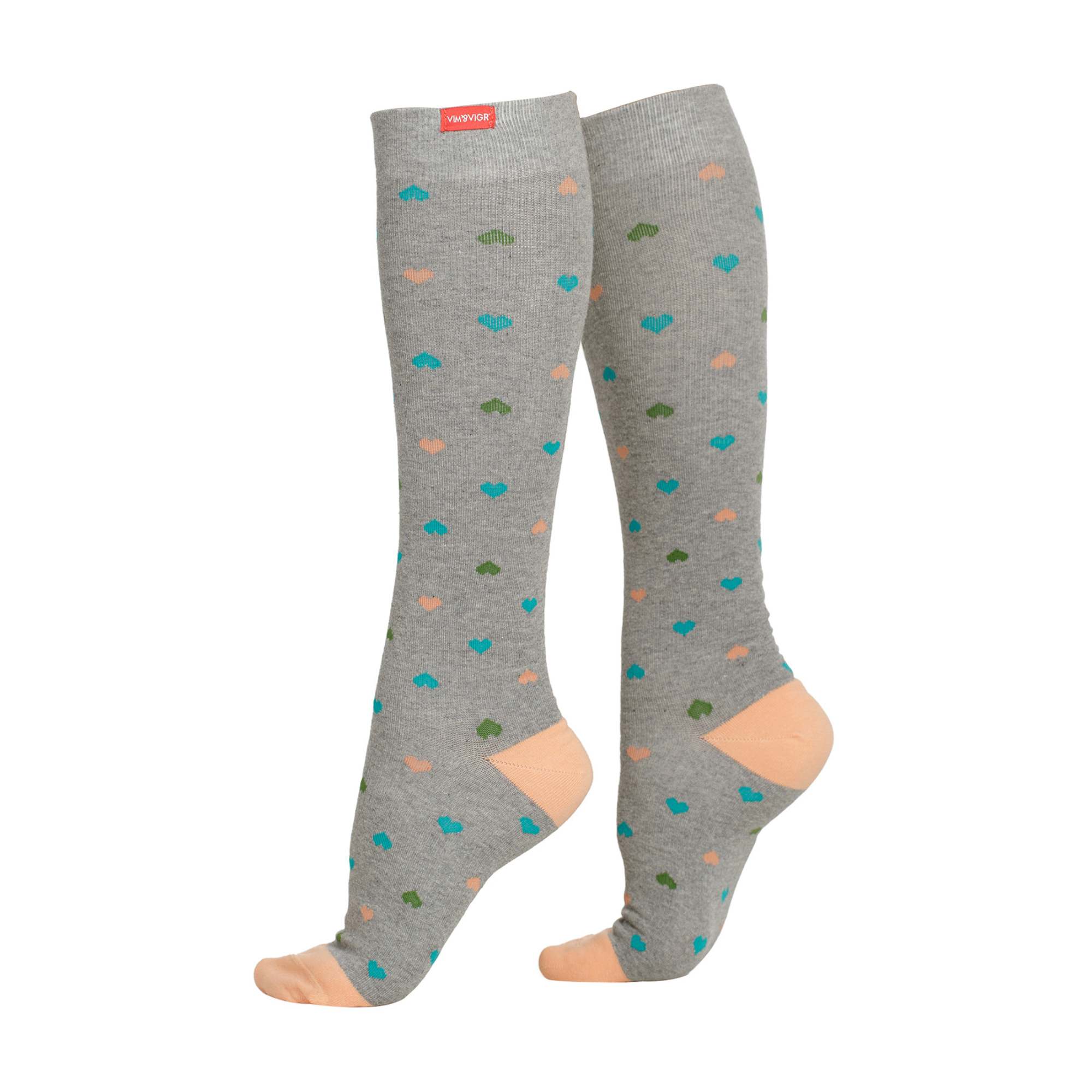 1 Pack Cotton Graduated Compression Socks | 15-20 mmHg