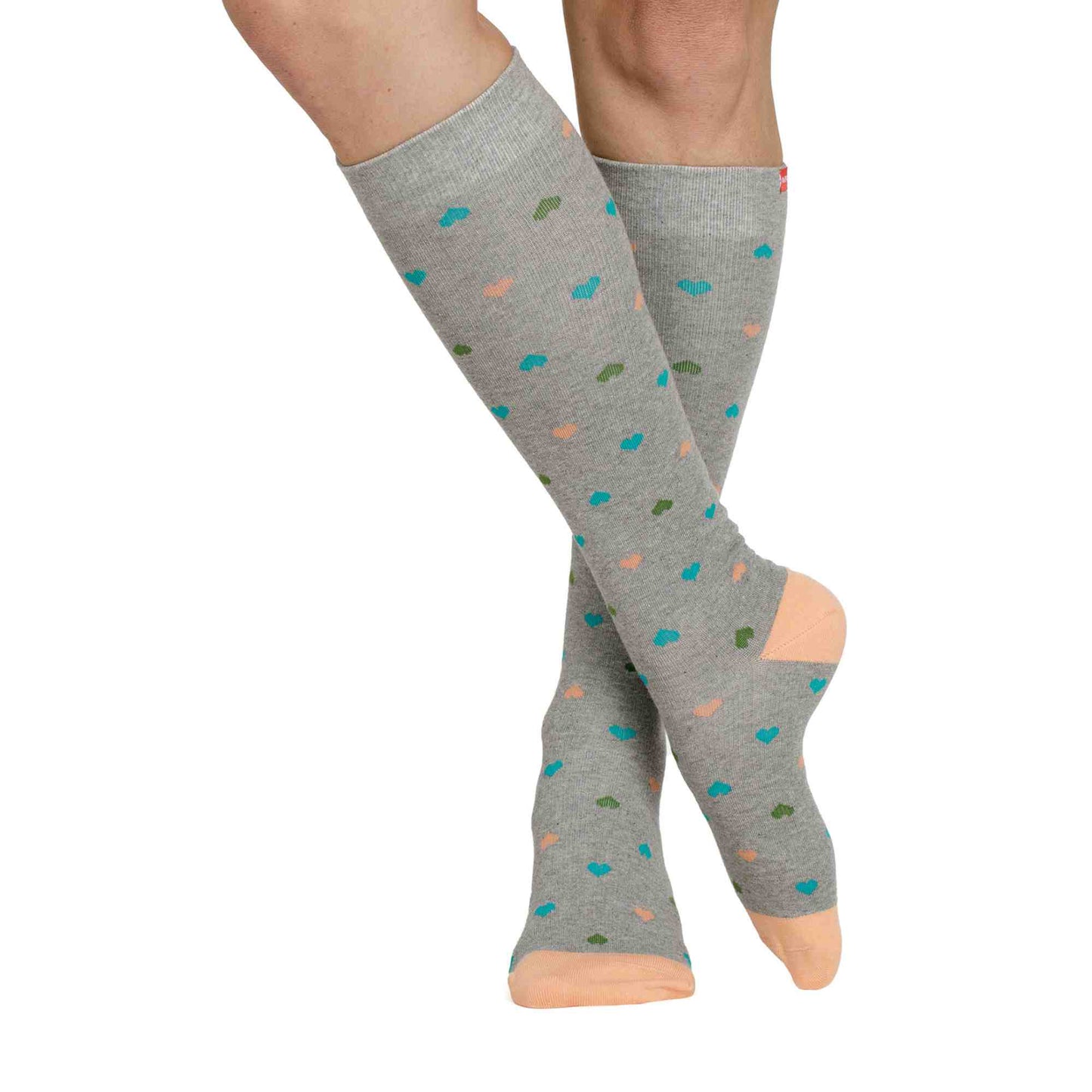 1 Pack Cotton Graduated Compression Socks | 15-20 mmHg