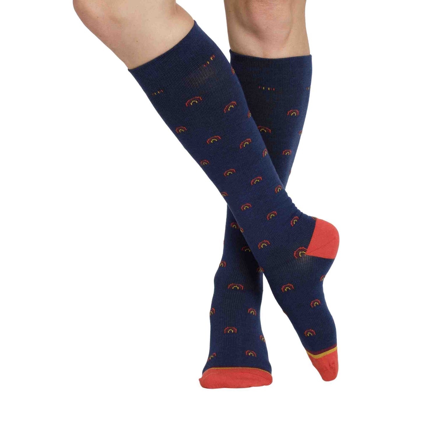 1 Pack Cotton Graduated Compression Socks | 15-20 mmHg