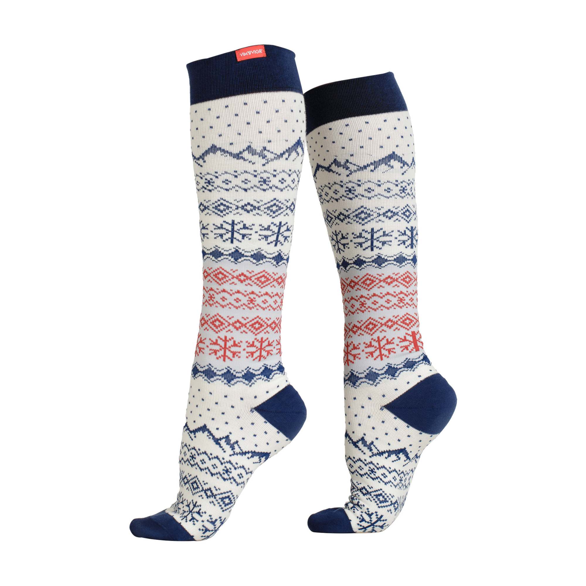 1 Pack Cotton Graduated Compression Socks | 15-20 mmHg