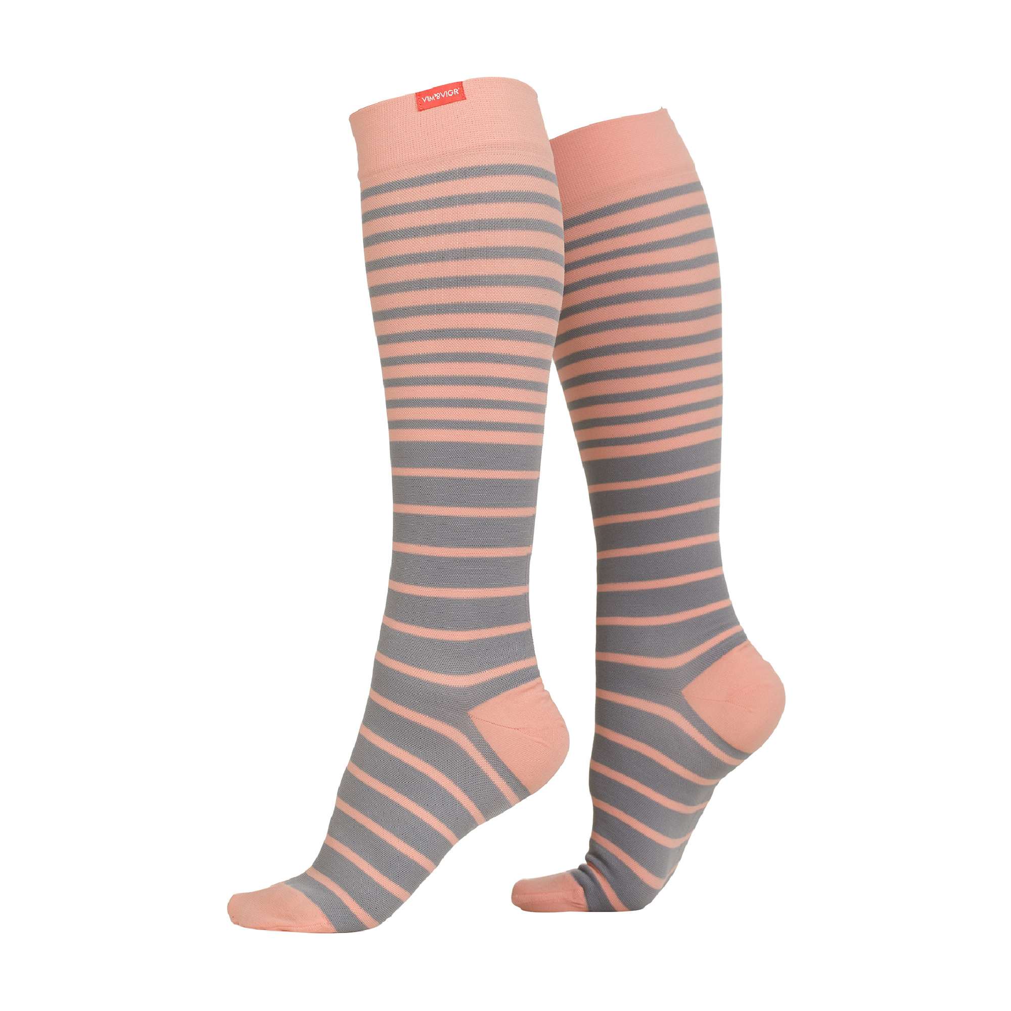 1 Pack Wide Calf Nylon Graduated Compression Socks | 15-20 mmHg