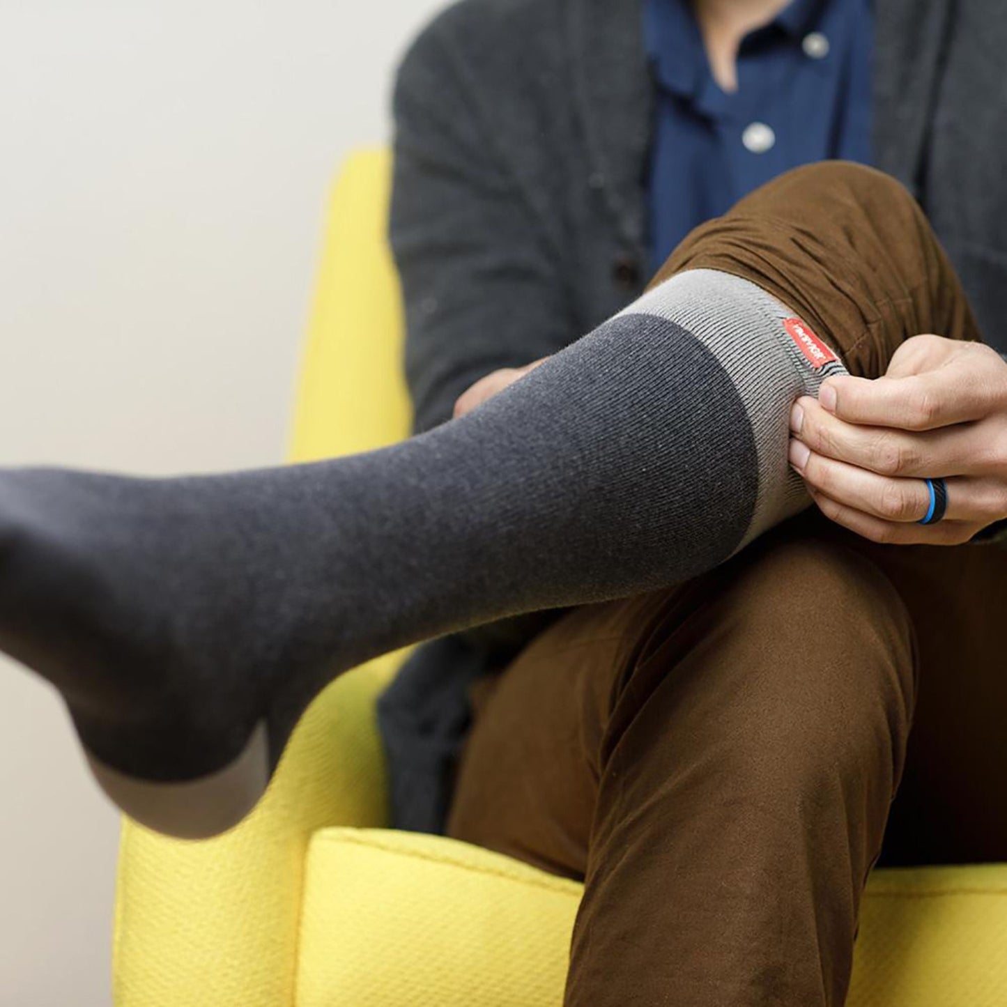 1 Pack Cotton Graduated Compression Socks | 20-30 mmHg