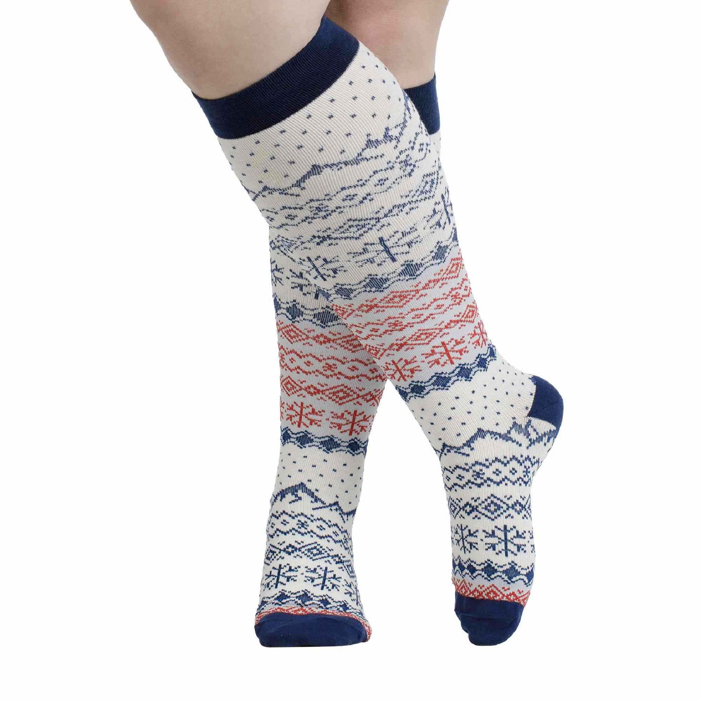 1 Pack Cotton Graduated Compression Socks | 20-30 mmHg