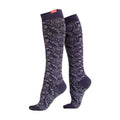 Wide Calf Graduated Compression Socks 20-30 mmhg with Merino Wool