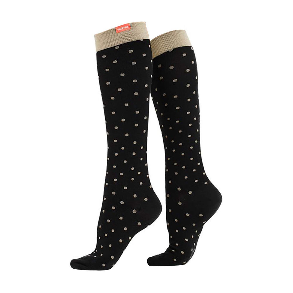 1 Pack Wide Calf Cotton Graduated Compression Socks | 30-40 mmHg