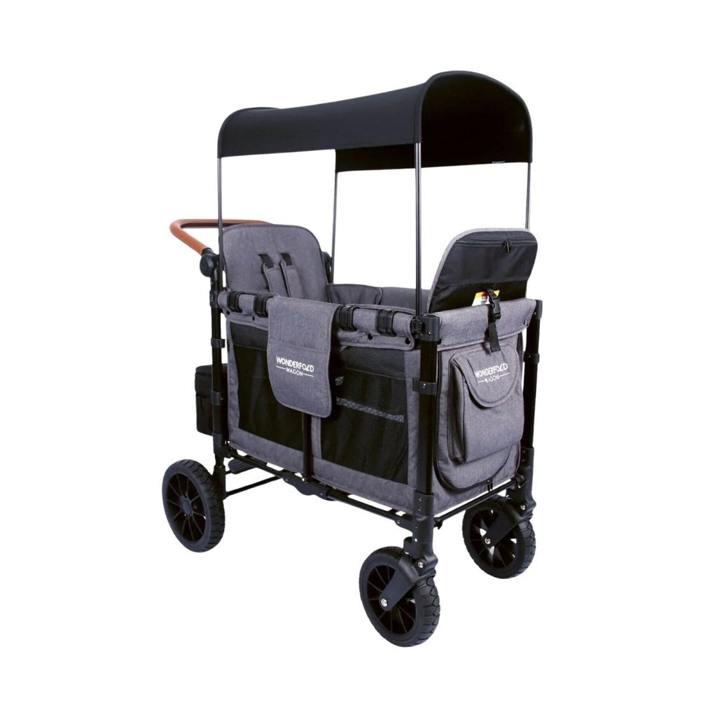 Wonderfold W2 Luxe Double Wagon - Charcoal Grey