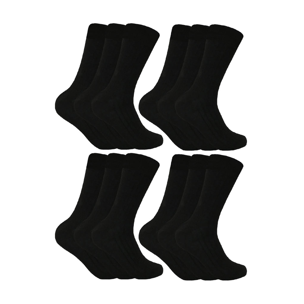 Mens Winter Warm Wool Blend Hiking Socks for Boots (Multipack Options)