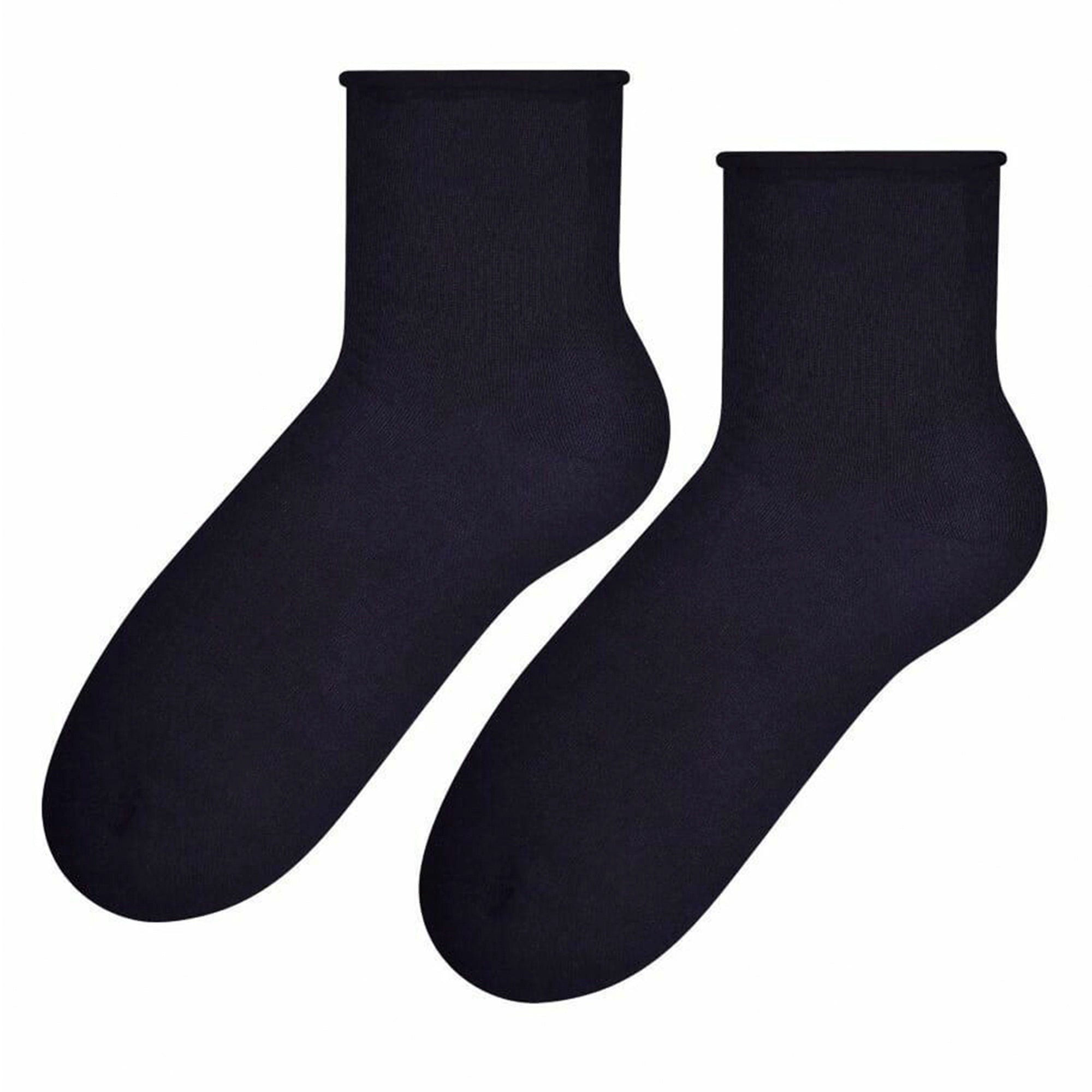 4 Pairs Ladies Bamboo Sensory Socks - Soft Seamless All Day Comfort Socks
