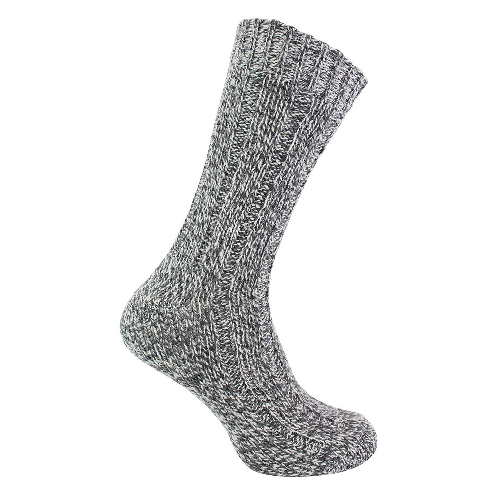 3 Pack Mens Warm Ribbed Knitted Wool Work Boot Socks