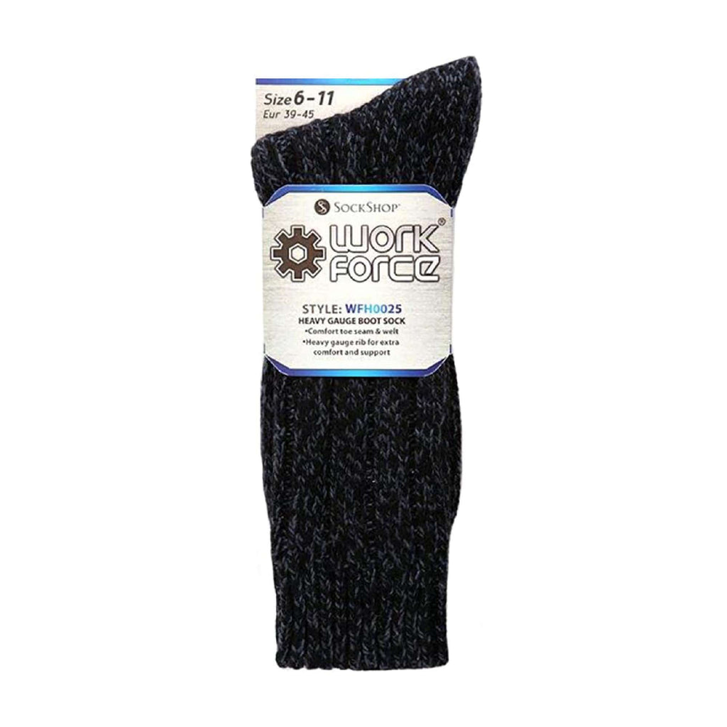 3 Pack Mens Warm Ribbed Knitted Wool Work Boot Socks