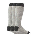 3 Pack Mens Extra Long Knee High Knitted Wool Boot Socks