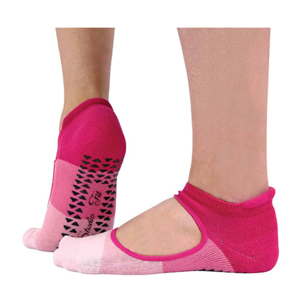 2 Pack Ladies Non Slip Grip Low Cut Invisible Pilates Yoga Socks