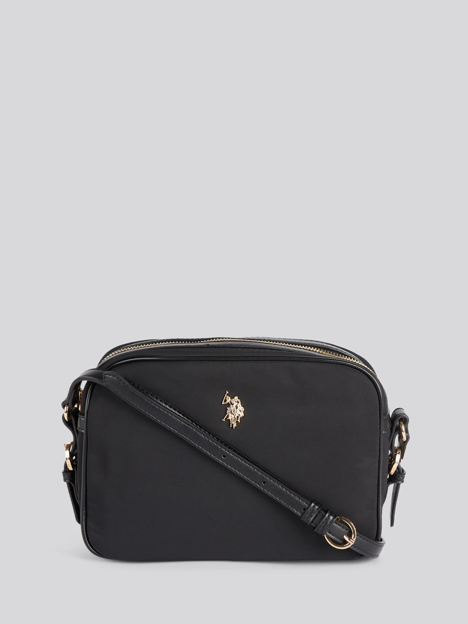 U.S. Polo Assn. Womens Houston Crossbody Bag Black