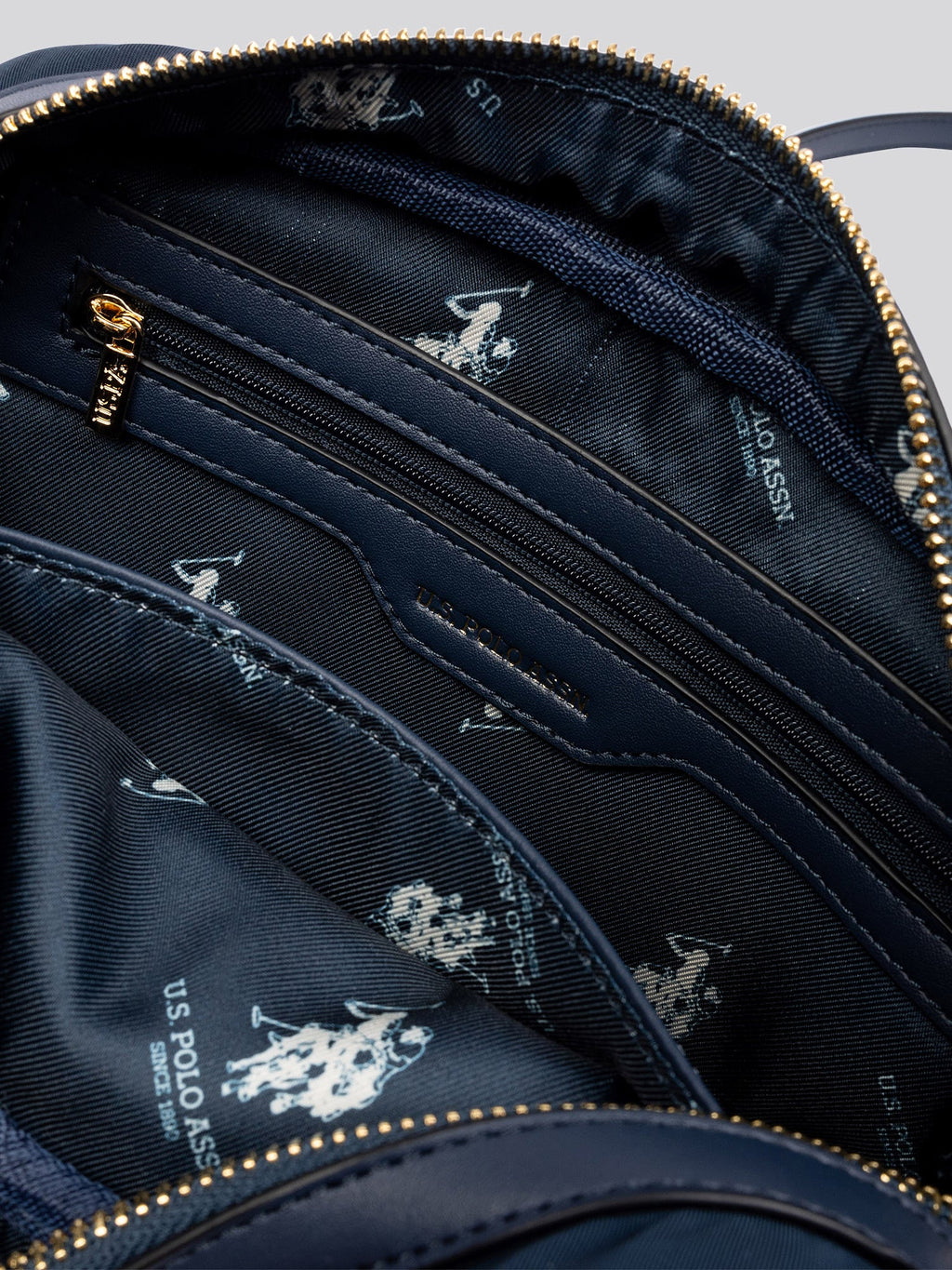 U.S. Polo Assn. Womens Houston Crossbody Bag Navy