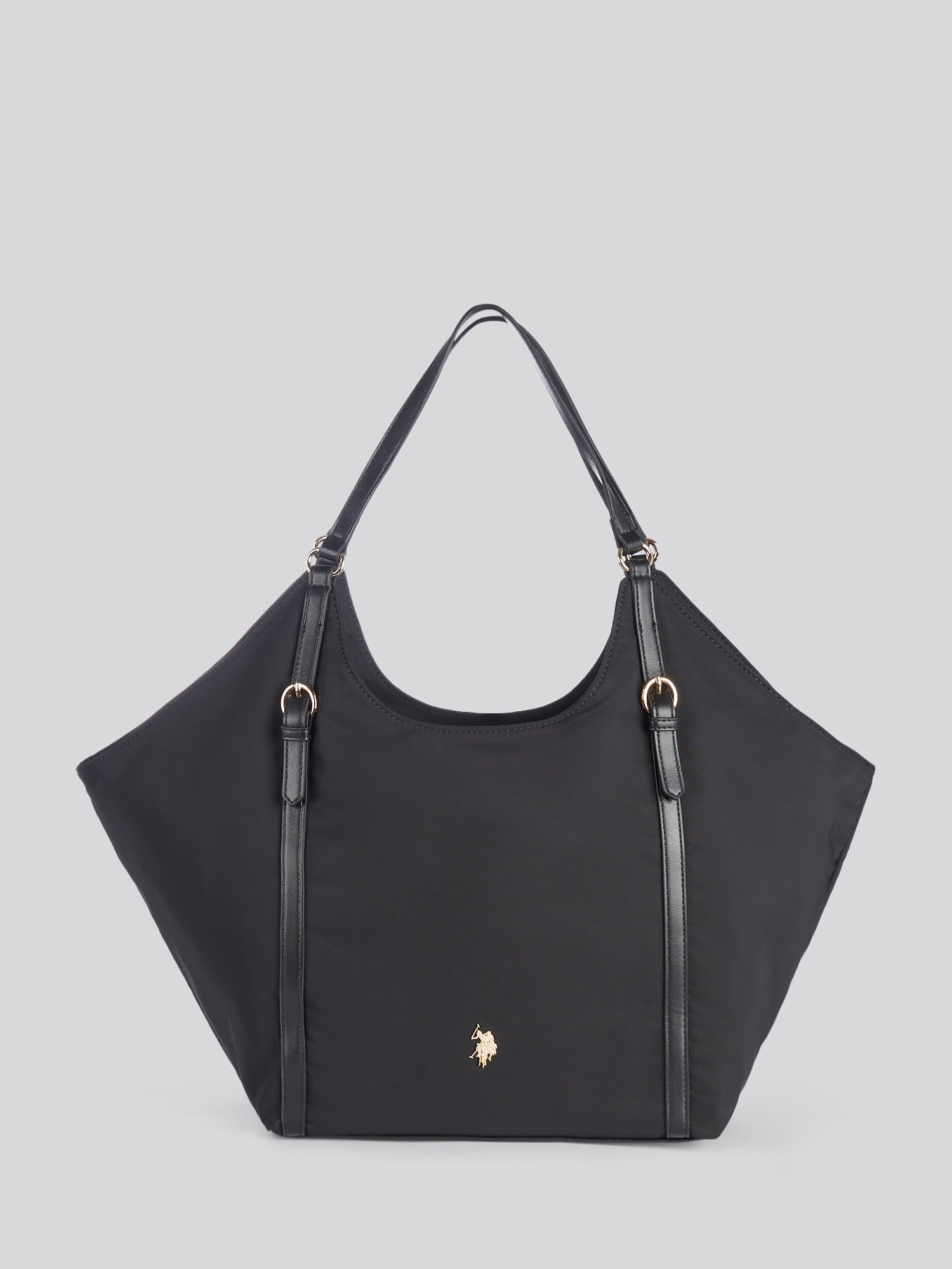 U.S. Polo Assn. Womens Houston Large Double Handle Bag Black