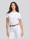 Womens Crew Neck T-Shirt Bright White