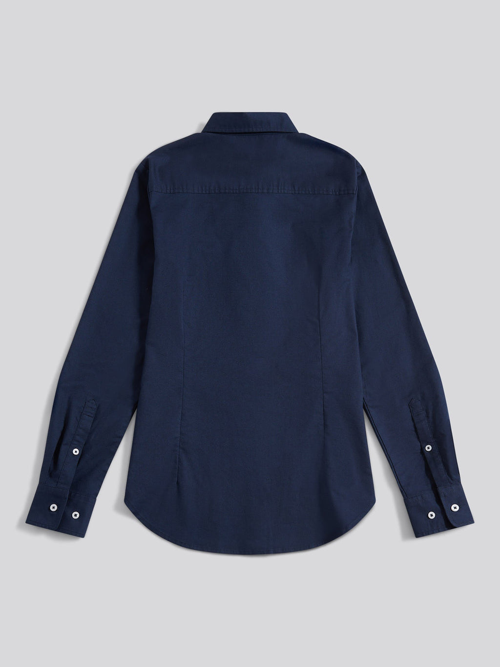 Womens Stretch Classic Fit Oxford Shirt in Navy Iris