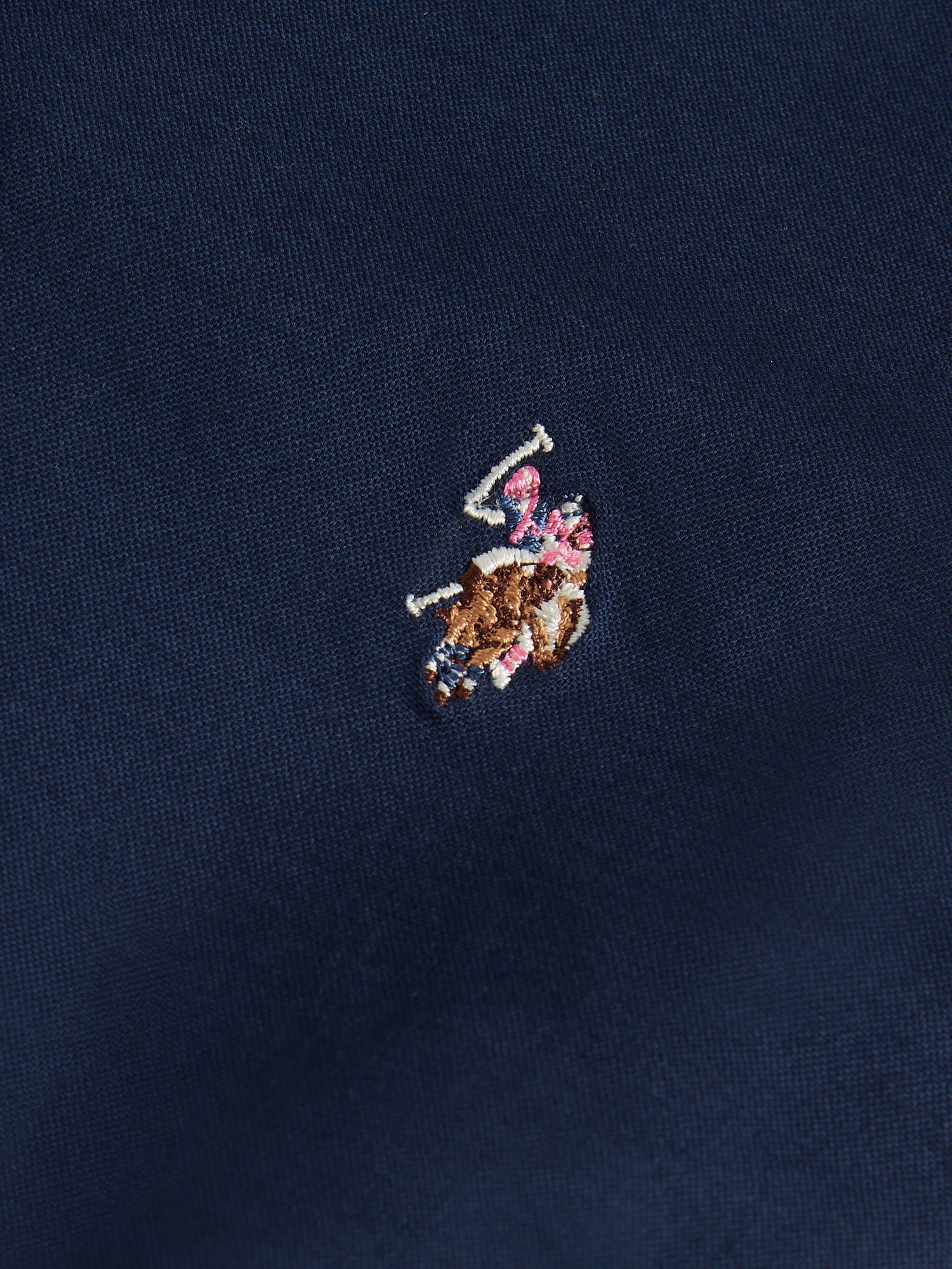 Womens Stretch Classic Fit Oxford Shirt in Navy Iris