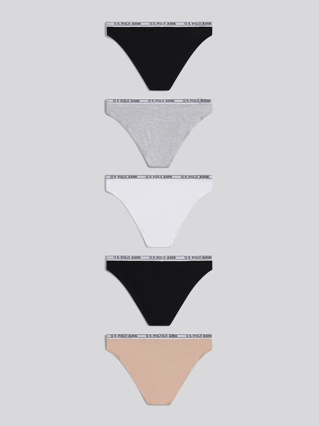 Womens 5 Pack Cotton Bikini Brief in Bright White