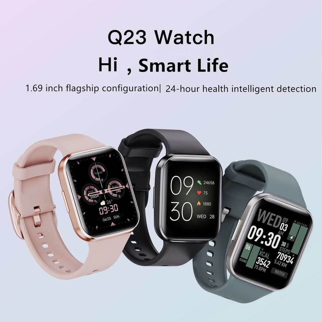 Waterproof Smart Fitness Watch – Heart Rate, Step, and Sleep Tracker (Unisex)