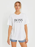 Ladies Boss Lady Oversized T-Shirt