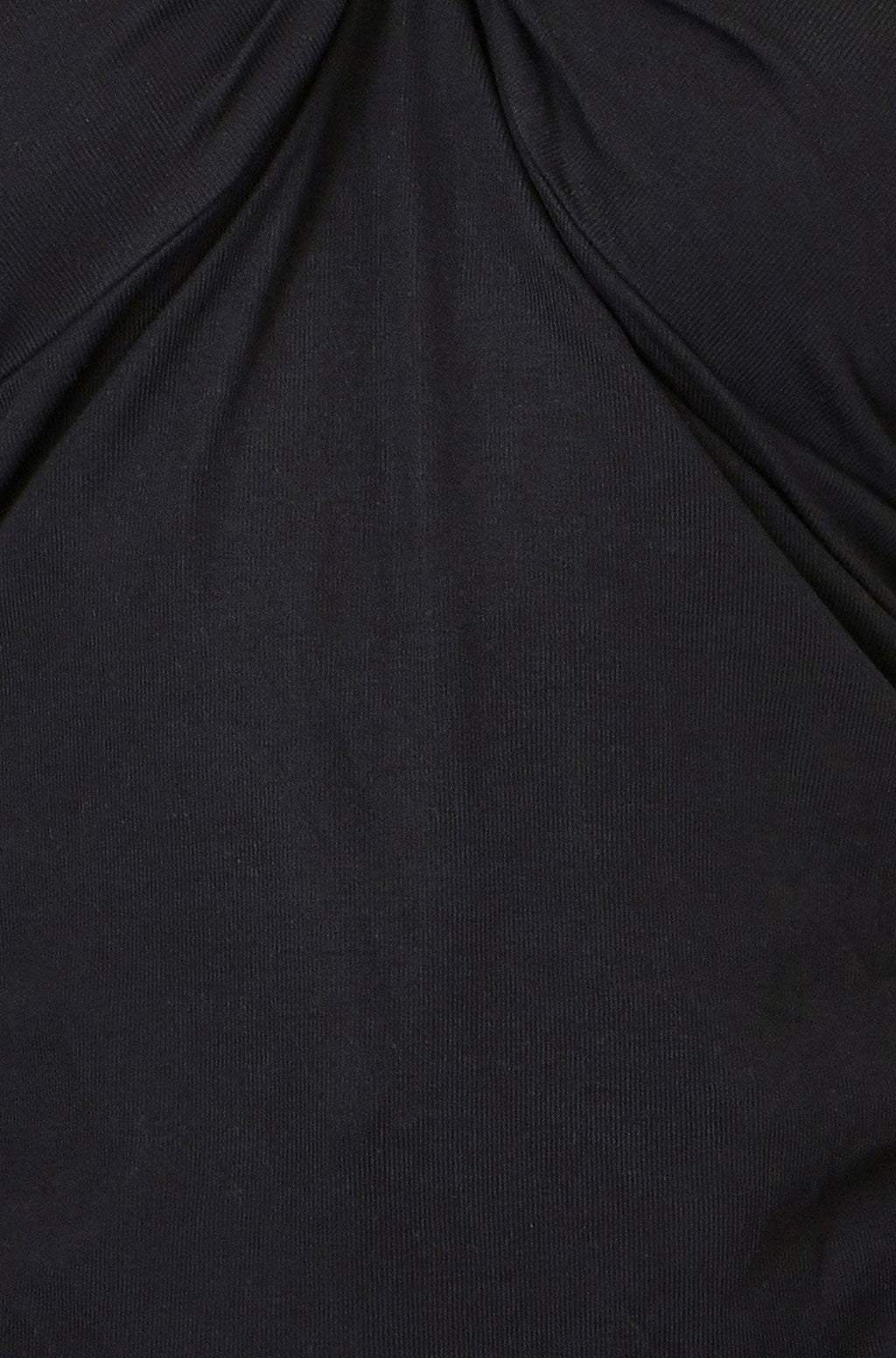 Yumi Black Bardot Long Sleeve Jersey Top
