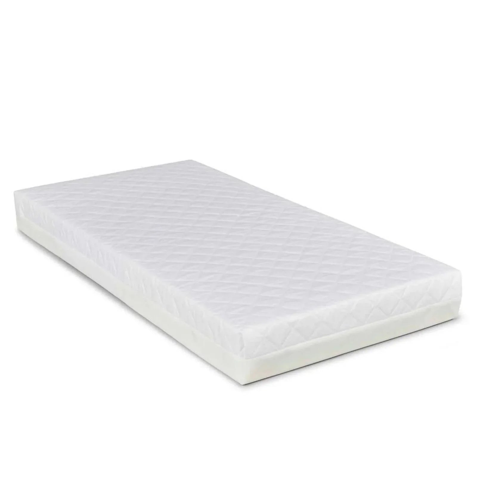 Ickle Bubba Snowdon Classic Cot Bed White - Premium Sprung Mattress