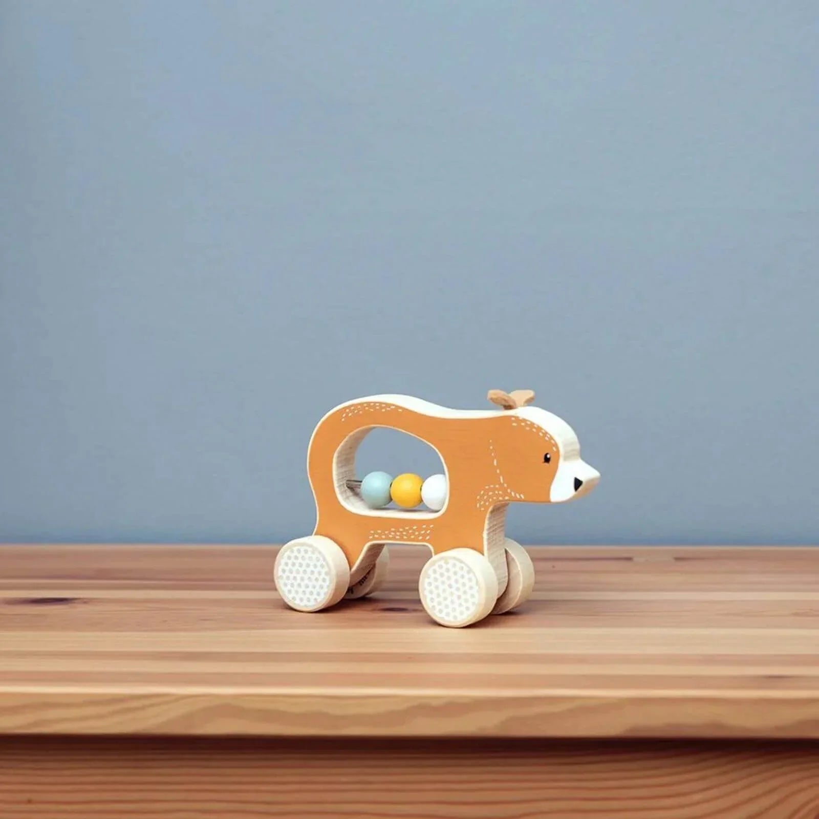 Bigjigs Toys Push Along Bear