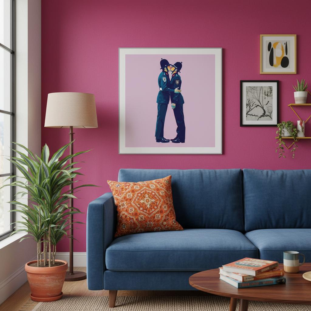 Bold Love Poster - Vibrant LGBTQ+ Pop Art Print - Perfect for Home Decor