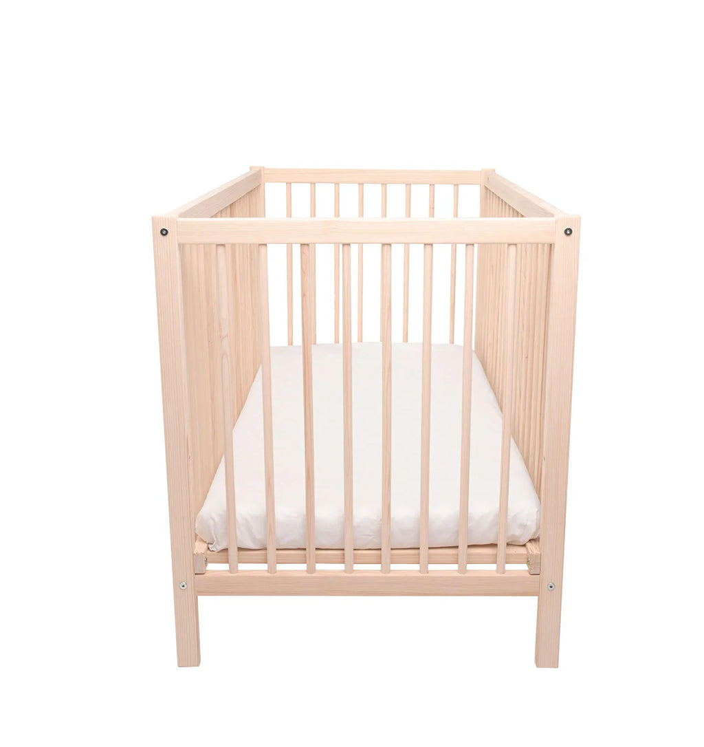 Kukka Natural Wood 2-Level Cot 60x120 cm